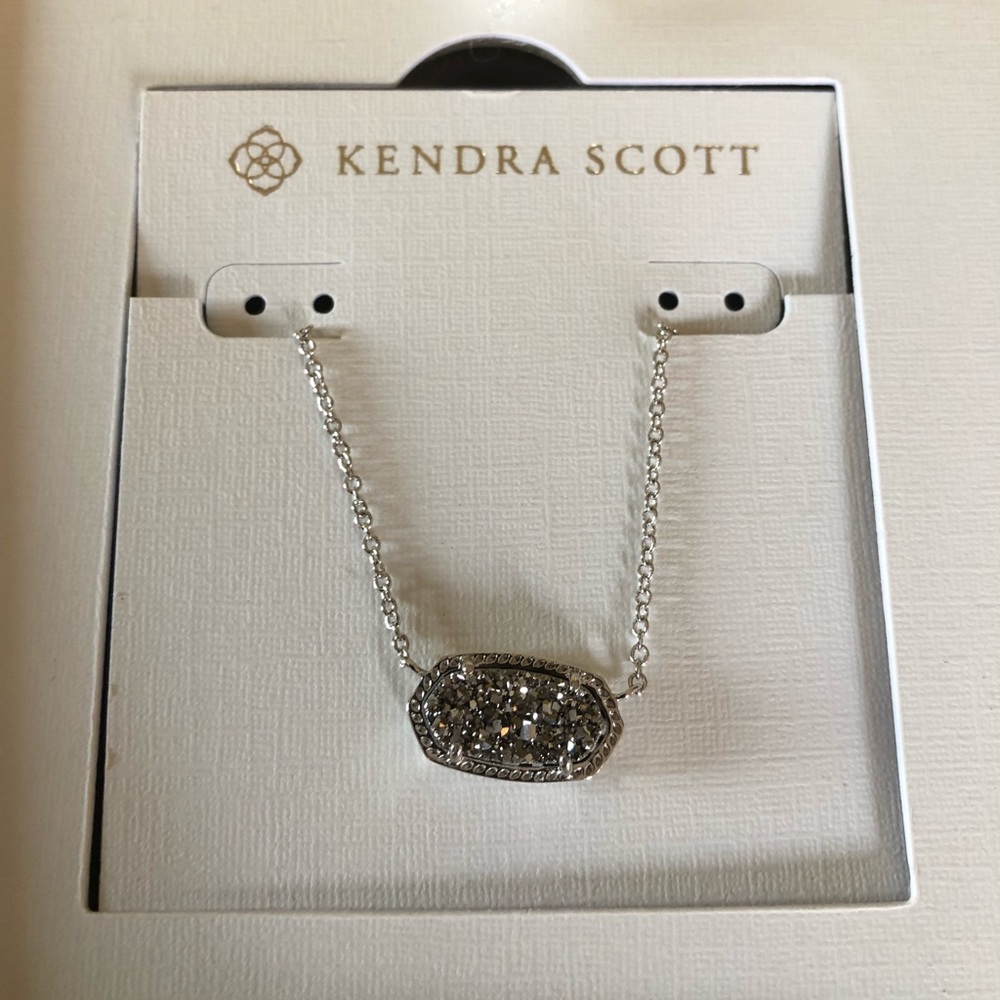 Kendra Scott  *Never Worn* ELISA DRUSY NECKLACE